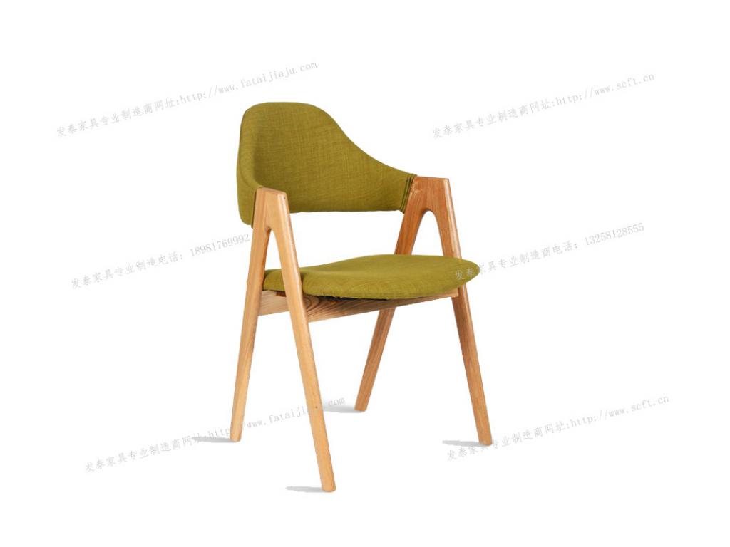 奶茶店餐椅快餐店餐椅汉堡店餐椅耐用餐椅钢木餐椅ftgmcy-003