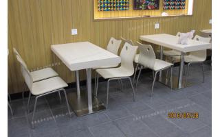 汉堡店餐桌椅快餐店餐桌椅高档食堂餐桌椅咖啡店餐桌椅