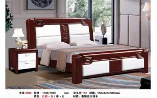 欧式双人婚床主卧1.8实木床现代简约韩式
