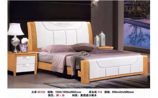 双人床现代简约主卧板式床北欧卧室成套家具大床