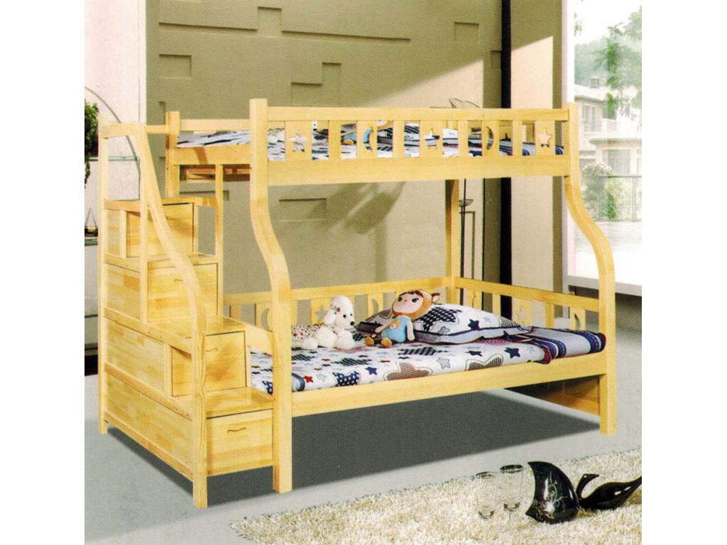上下铺木床双层高低床公寓儿童床大人床儿童床全实木子母床上下床双层床成年儿童实木上下层床ft-B006
