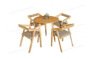 实木餐桌椅组合 北欧现代家具家用吃饭桌子方桌ftsmczy-009