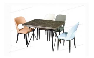 家用饭桌现代简约小户型实木腿餐桌椅实用百搭客餐厅ftsmczy-022