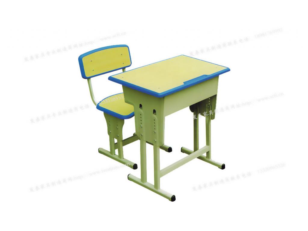 中学生专用上课桌椅单人双人学习桌椅组合课桌椅ftkzy-001