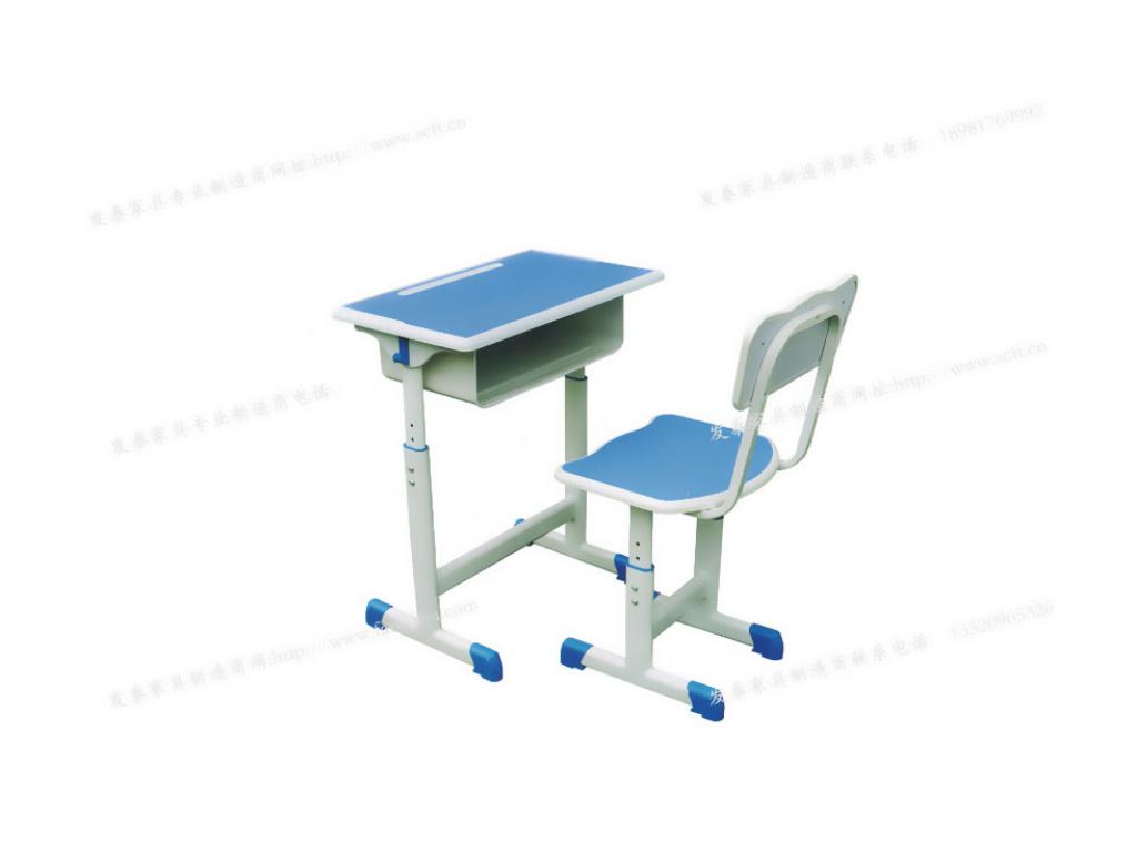 学习桌加厚中小学生书桌培训桌辅导班课桌椅套装可升降课桌椅ftkzy-006