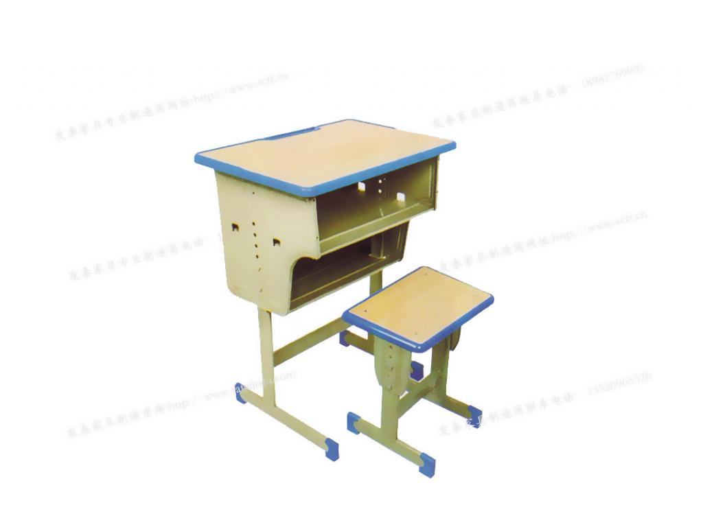 中小学生 学校托管培训辅导班教室用 塑钢课桌椅课桌椅ftkzy-028
