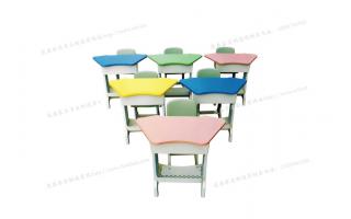 课桌椅中小学生双层课桌辅导班培训桌补习班课桌椅ftkzy2-022