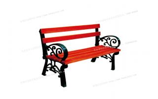 休闲凳子 铸铁公园凳 铸铝公园长条凳 铁艺公园排椅ftpy-...