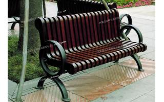 休闲凳子 铸铁公园凳 铸铝公园长条凳 铁艺公园排椅ftpy-...