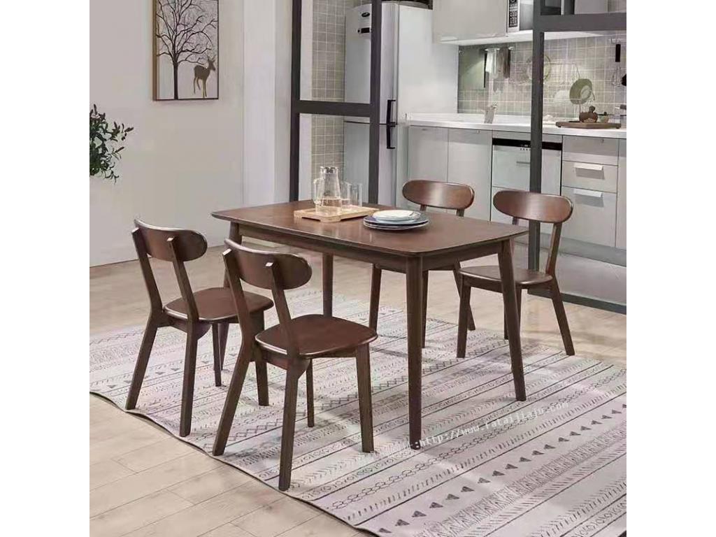 实木餐桌椅中式快餐桌椅，高档实木餐桌椅，成都实木餐桌椅发泰家具ftsmczy-054