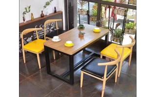 餐桌 实木餐桌椅组合北欧现代家具家用吃饭桌子方桌ftsmczy-039